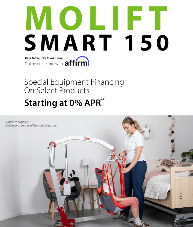 Collage showing home accessibility features: ramps, stairlift, grab bars, patient lift, and a caregiver assisting an elderly woman. Text reads, Explore Your Home Accessibility Options.