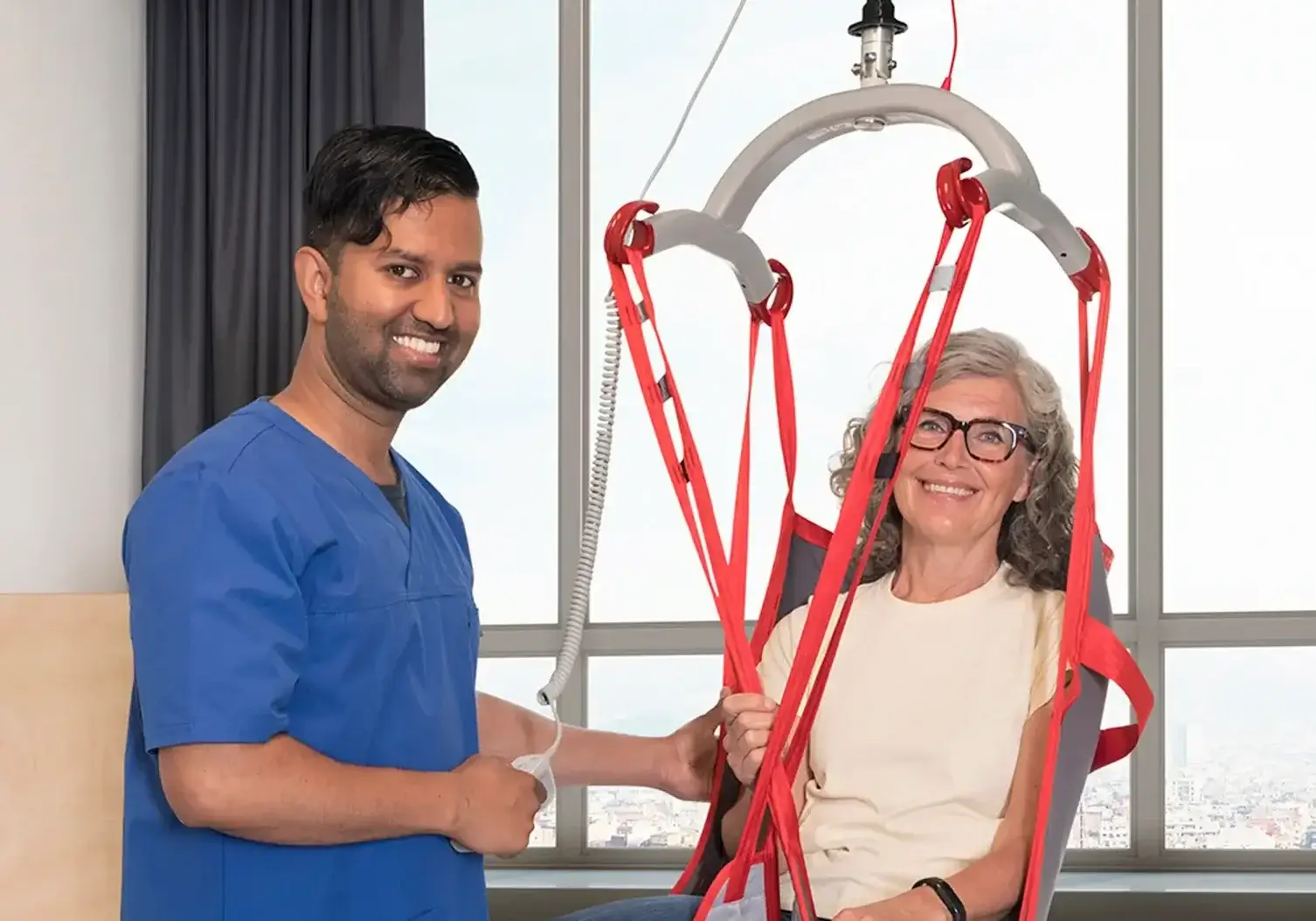 ceiling lift transport