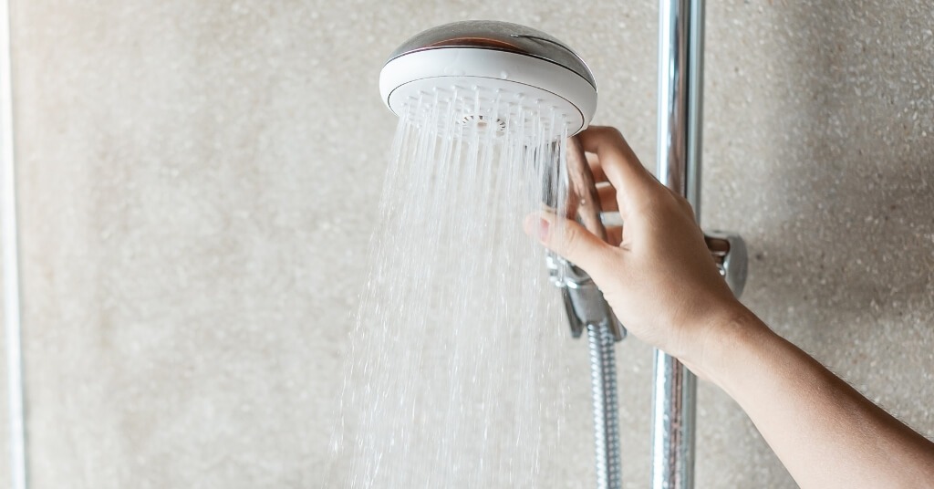 Portable Shower Head With Running Water