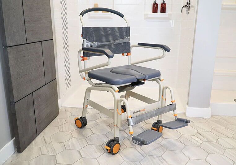 accessible bathroom shower chair